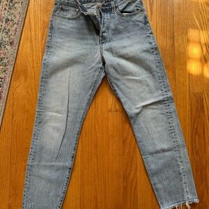 Classic Light Wash Denim Jeans